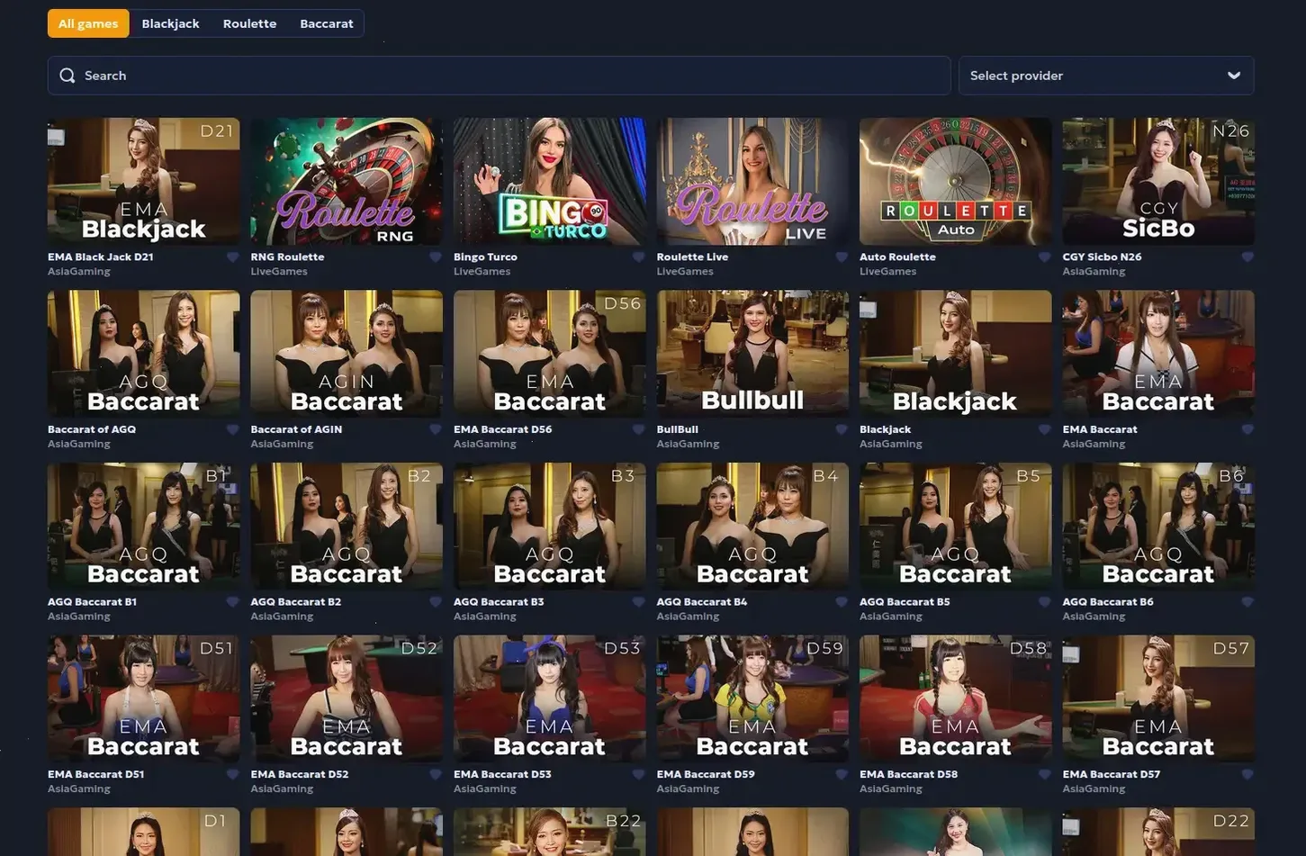 Stonevegas Casino Übersicht